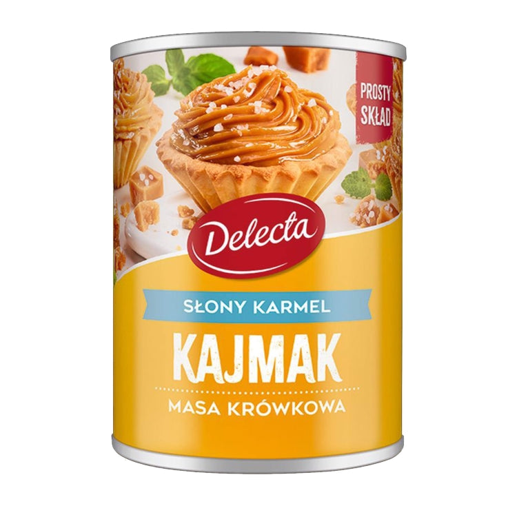 Delecta Masa krówkowa słony karmel Kajmak 400 g